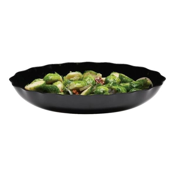 Cambro Açıkbüfe Oval Kase 25,4x38xH:5 cm Siyah