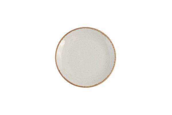 Porland Seasons Gri Düz Tabak 18 cm 12'li