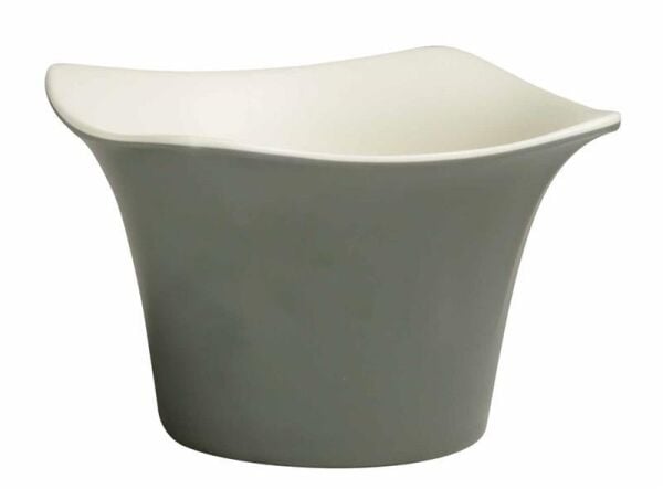 Globy Açık Büfe Kase , Sosluk Gri 15x15x10 cm