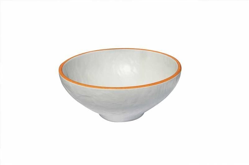 Globy Açık Büfe Yuvarlak Kase Orange 24x24x10 cm