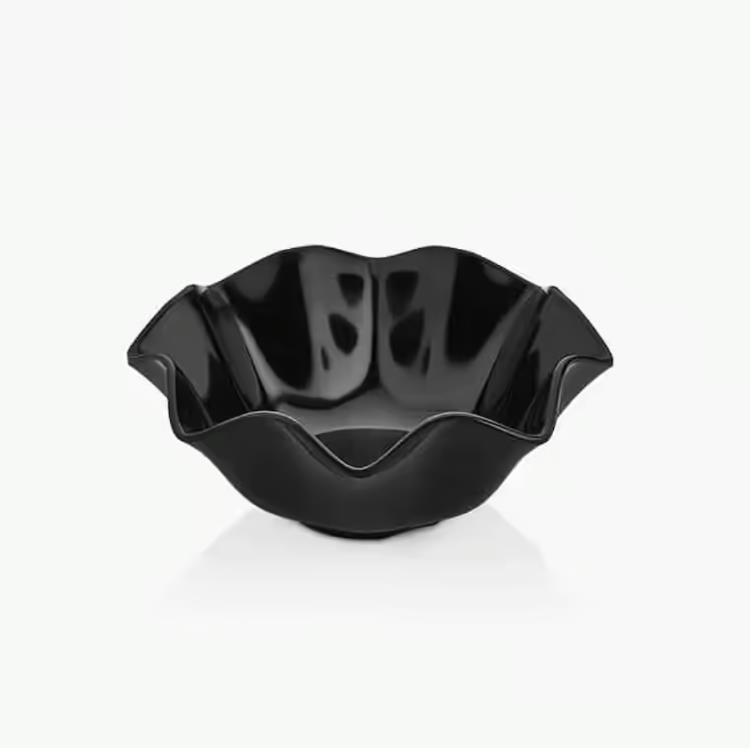 35 cm Rosa Siyah Kase 10235.BL