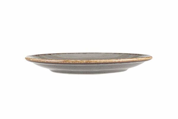 Porland Seasons Alumilite Koyu Gri Düz Tabak 20 cm 6 Adet