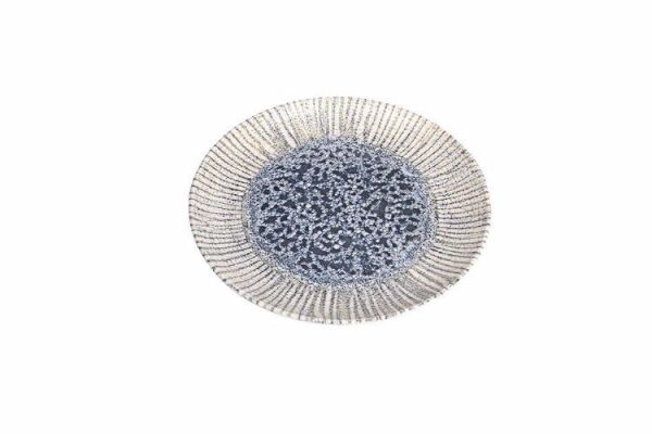 Porland Alumilite Iris Blue Düz Tabak 17 cm 6 Adet