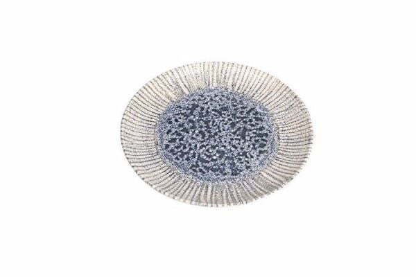 Porland Alumilite Iris Blue Düz Tabak 17 cm 6 Adet