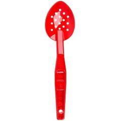 Cambro Camwear Polikarbon Açıkbüfe Delikli Servis Kaşığı Kırmızı 28 cm