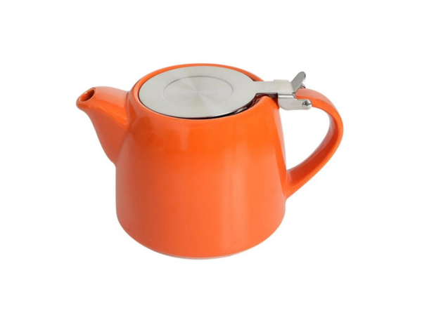Porland Chai Turuncu Süzgeçli Demlik 600 cc