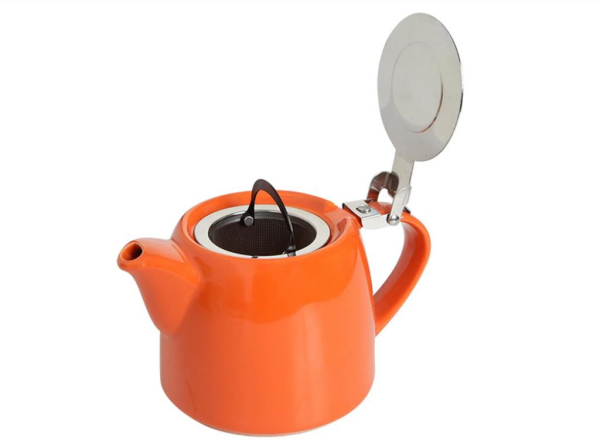 Porland Chai Turuncu Süzgeçli Demlik 600 cc