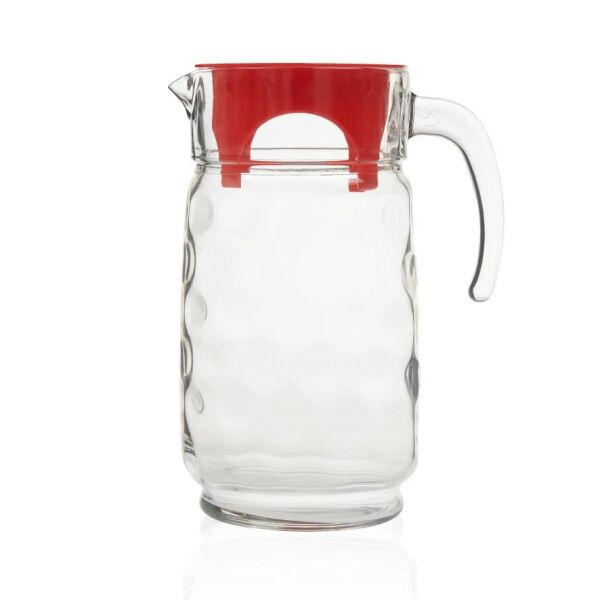 Paşabahçe 43674 Space Kırmızı Kapaklı Sürahi 1650 cc