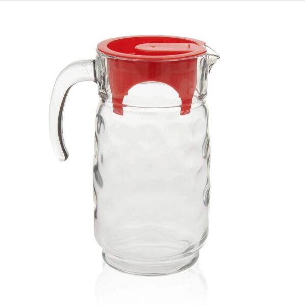 Paşabahçe 43674 Space Kırmızı Kapaklı Sürahi 1650 cc