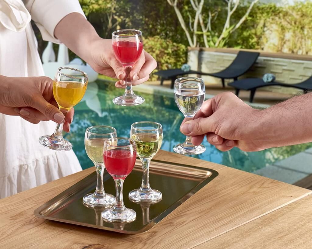 Paşabahçe 44134 Bistro Likör, Kahve Yanı Su Bardağı 6'lı 60 cc