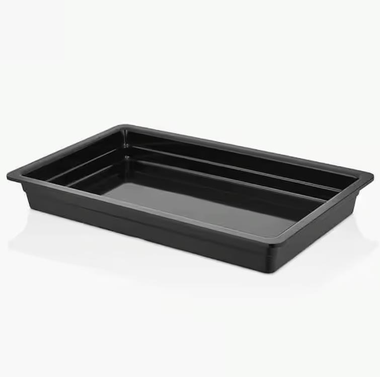 Külsan 11165.BL – HappyChef Gastronorm Siyah Küvet 53 × 32,5 cm | Thermoset Melamin