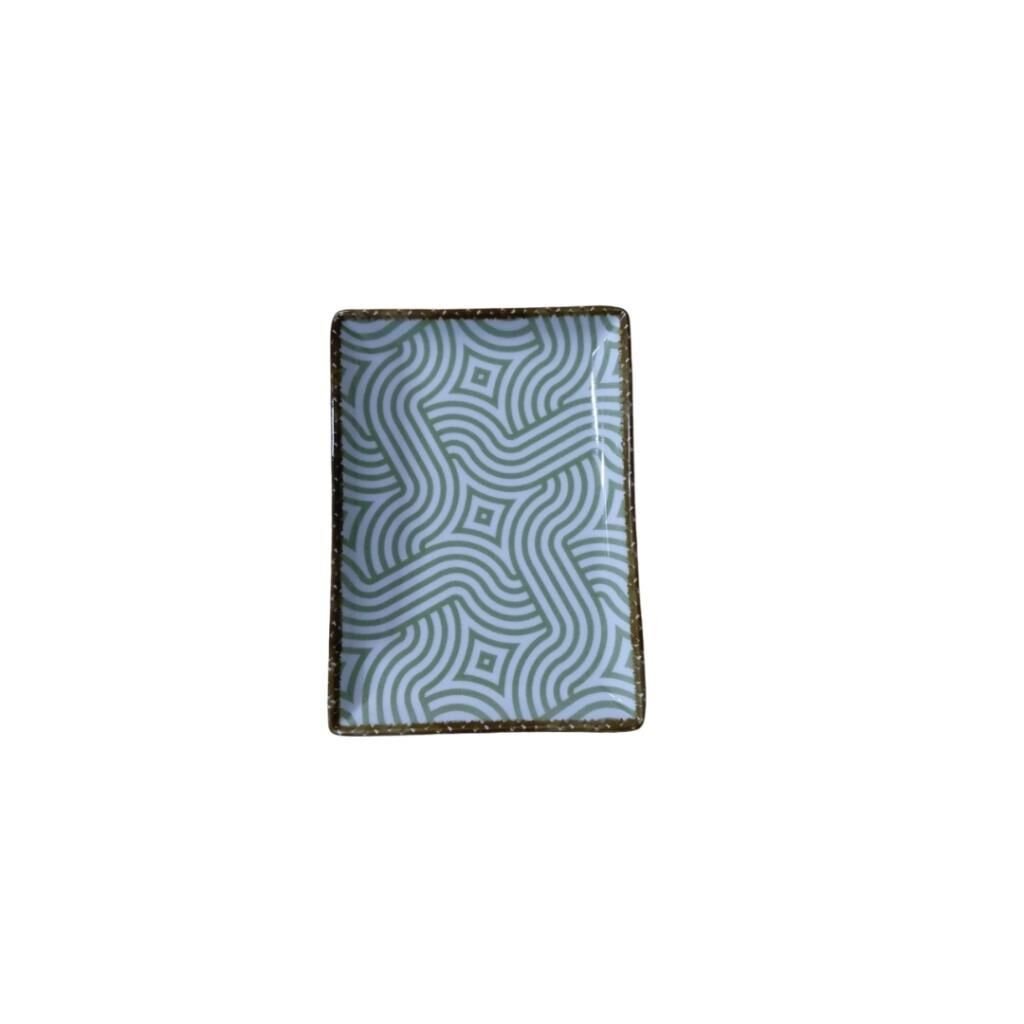 Porland Azelya Meze Tabağı 18x13 cm 6'lı Açık Yeşil