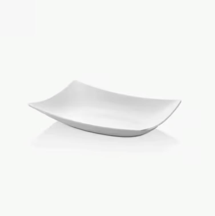 Külsan 33 × 23 cm Como Krem Beyaz Dikdörtgen Tabak | 113323.CW