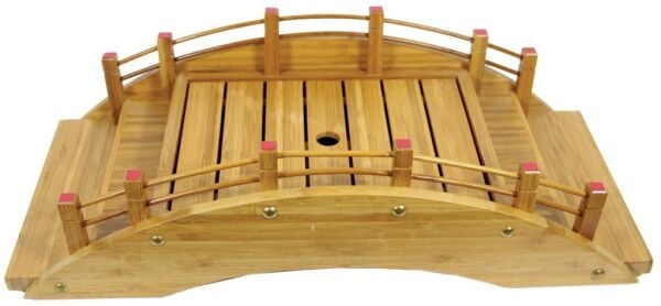 Globy Sushi Tahta Servis Tabak Köprü – 60 × 25 × 13 cm