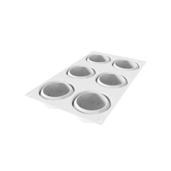 Silikomart Splash 110 Silikon Kek Kalıbı 71xH:36.5 mm 6'lı