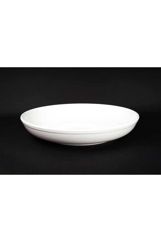 Globy Melamin Açık Büfe Servis Tabak Q: 30.5*5.5 cm