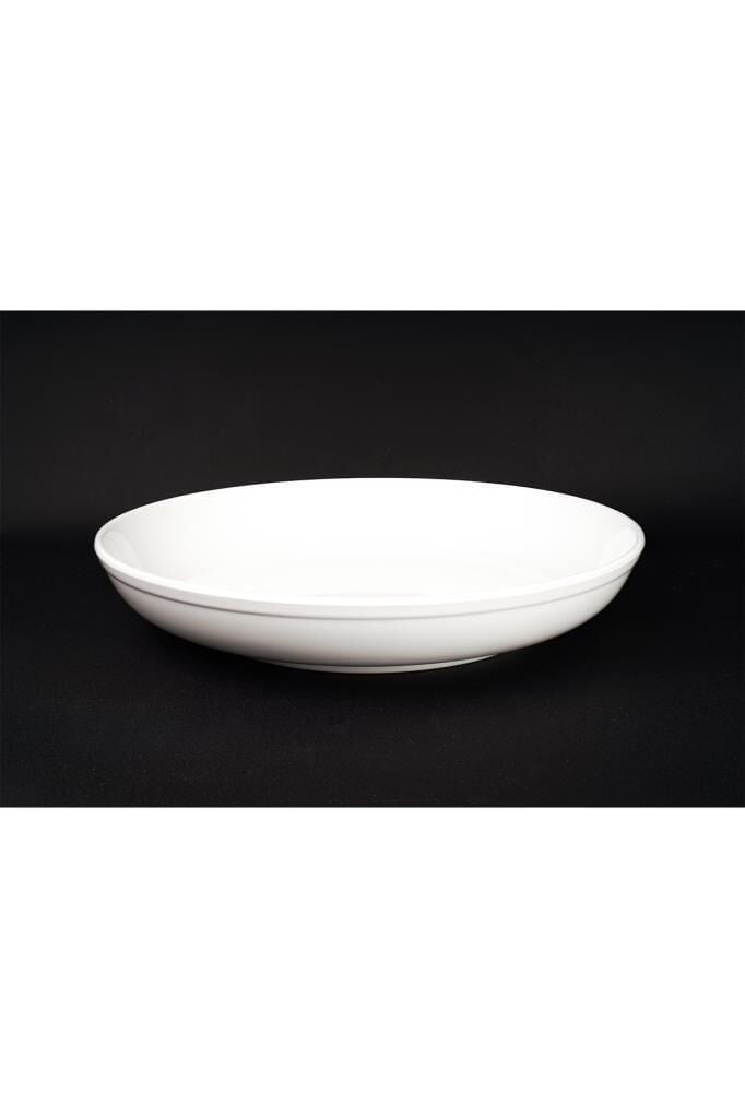 Globy Melamin Açık Büfe Servis Tabak Q: 30.5*5.5 cm