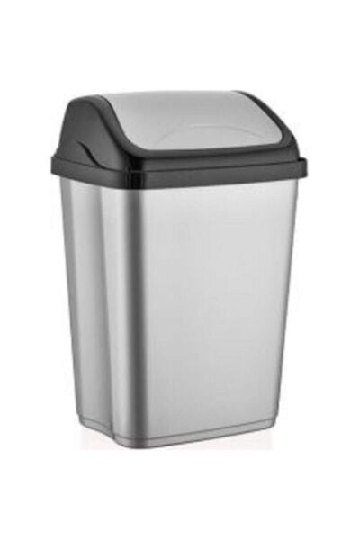 Hobbylife Vittorio Sallanır Kapak Çöp Kovası Yeşil 5 Litre