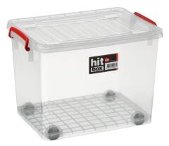 Bora Plastik Hit Box Tekerlekli Kasa No22 31,8 Lt - BO280