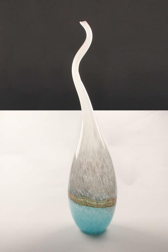 Globy Dekoratif Büyük Cam Vazo 71 cm