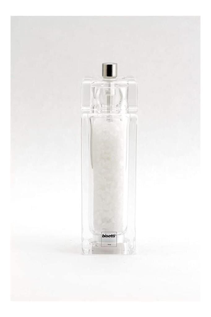 Bisetti Como Akrilik Tuz Değirmeni Şeffaf 14,5 cm