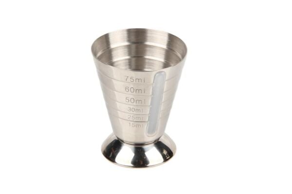 Globy Ölçekli Silikon Barlı Jigger 75 ml