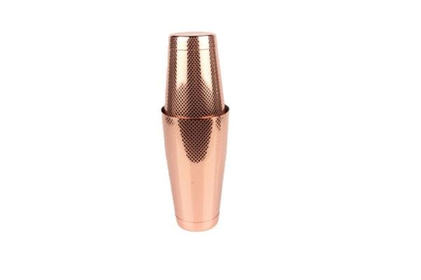Globy 500 ve 800 ml Boston Shaker Bakır Gravürlü Tasarım