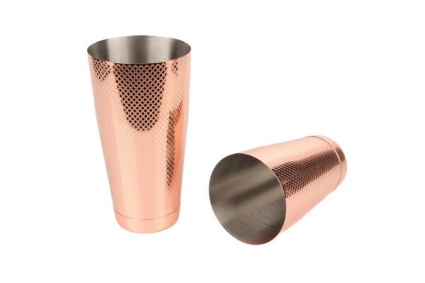 Globy 500 ve 800 ml Boston Shaker Bakır Gravürlü Tasarım