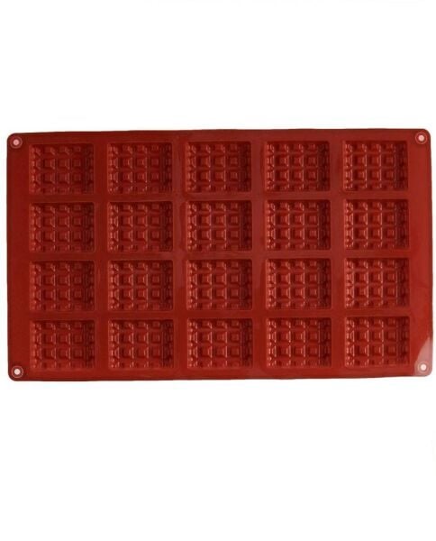 Globy Silikon Çit Desenli Çikolata - Kek Kalıbı 20'li