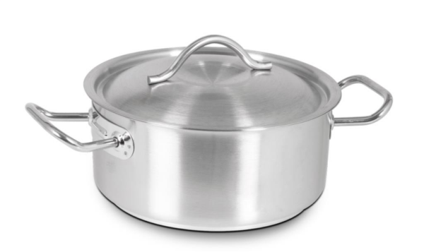 Kapp Çelik Tencere - Silindirik 24x19,5 cm - 8,8 Lt