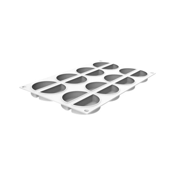 Silikomart Rainbow 26 Gökkuşağı Silikon Kek Kalıbı 16'lı