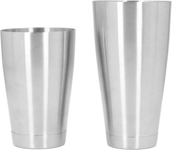 Globy Gümüş 500 & 800 ml Boston Shaker