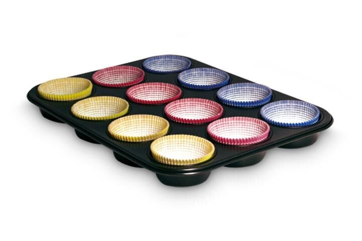 Guardini 12'li Muffin Kağıtlı Muffin Tepsisi - Kek Kalıbı