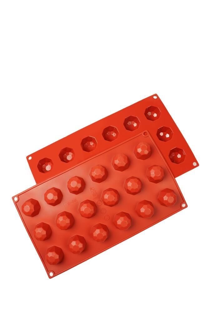 Globy Elmas Desenli Kek - Çikolata Kalıbı18'li