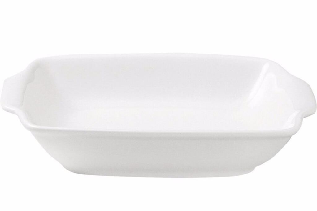 Porland İstanbul Otel Beyaz Kulplu Salata Tabağı 19 cm 6 Adet