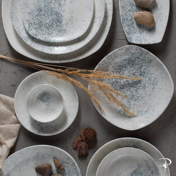 Porland 194421 Ethos Smoky Çukur Tabak 22 cm 6'lı