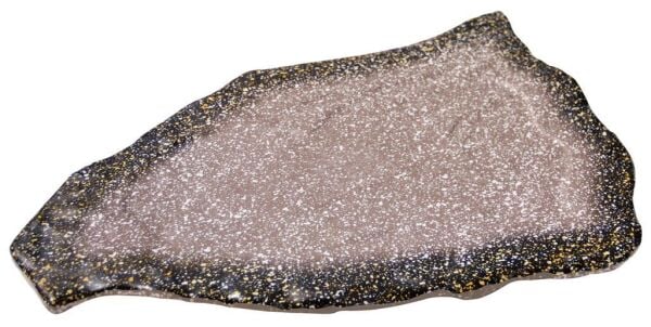 Globy Melamin Granit Mat Açık Büfe Sunum Tabağı – 36×25,3×2,2 cm
