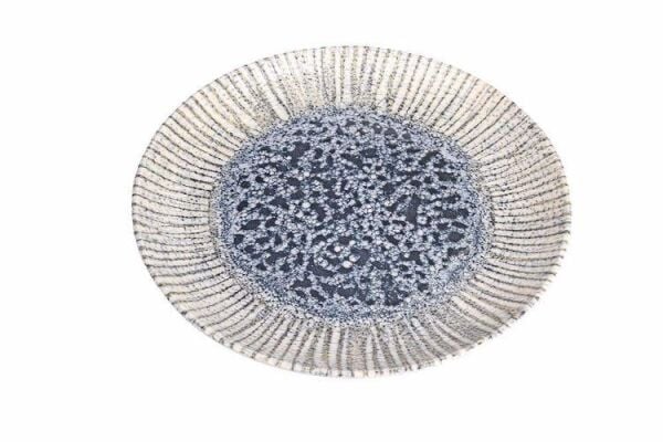 Porland Iris Blue Düz Tabak 31 cm 6'lı