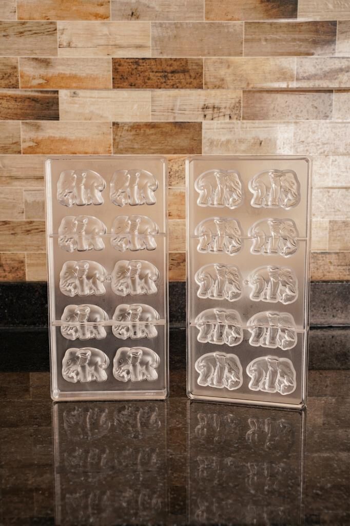 Globy Polikarbon 3D Fil Desenli Yumurta Çikolata Kalıbı 10'lu