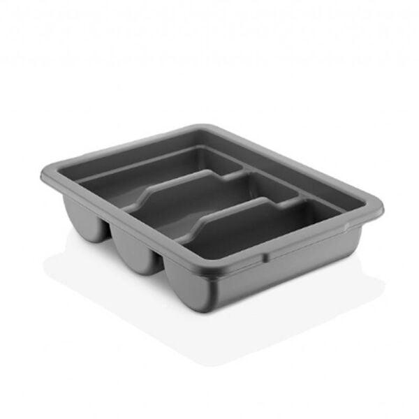 GastroPlast 3 Bölmeli Kaşıklık Gri, GK-03