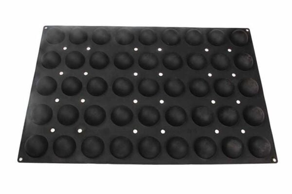 Globy Profesyonel Silikon Yarım Küre Desenli Tatlı, Kek Kalıbı 45'li