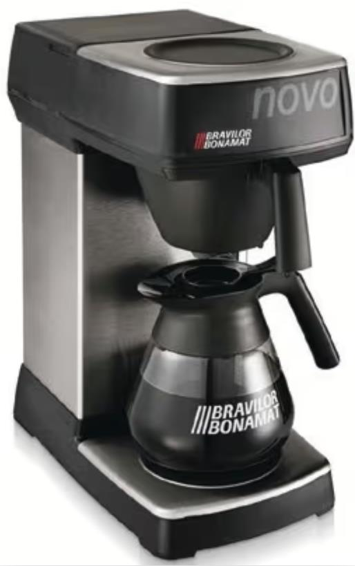 Gastrotech NOVO Bravilor Filtre Kahve Makinesi 1,7 Lt Cam Potlu