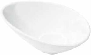 Globy Melamin Açık Büfe Açılı Sunum Kase – 21,2×15×9,1 cm