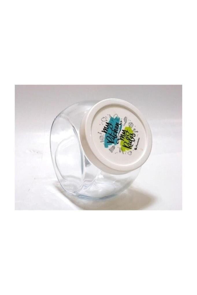 Paşabahçe 80002S00 Bella Kavanoz Beyaz Desenli Kapak 2 litre