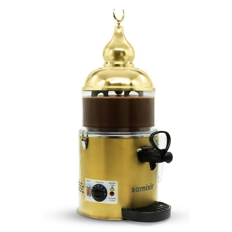 Samixir SC.05 Sıcak Çikolata ve Sahlep Makinesi 5 Lt Gold