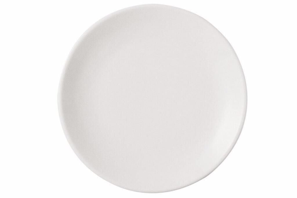 Porland Lebon Beyaz Kalın Düz Tabak 20 cm 6 Adet
