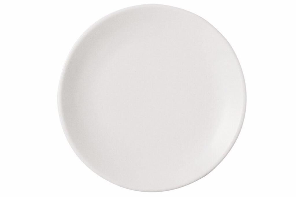 Porland Lebon Beyaz Kalın Düz Tabak 20 cm 6 Adet