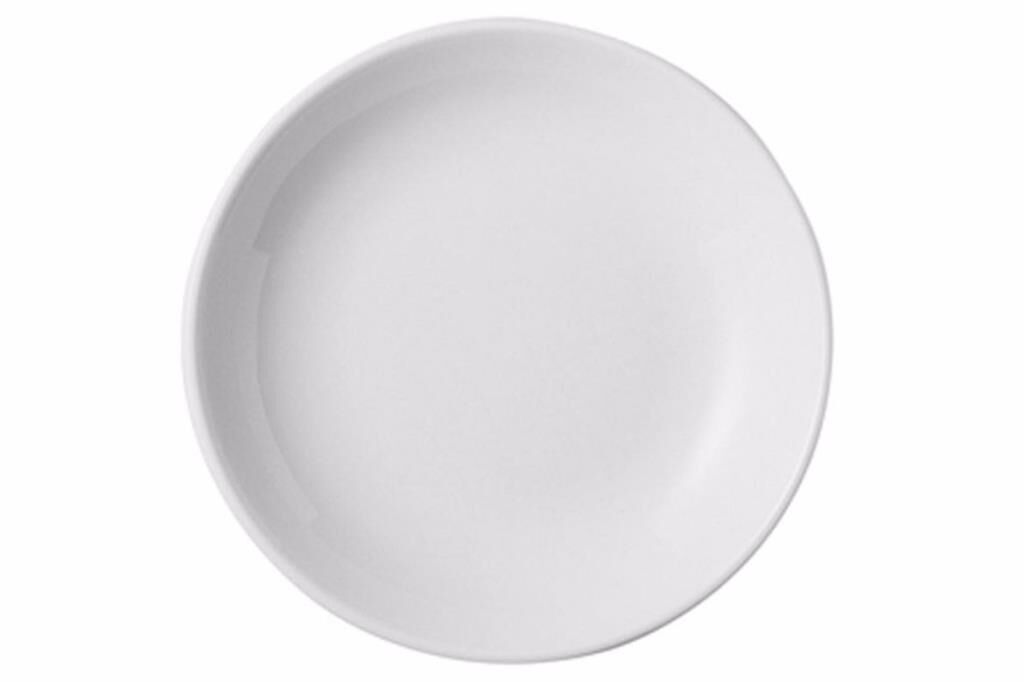 Porland Lebon Beyaz Kalın Çukur Tabak 21 cm 6 Adet