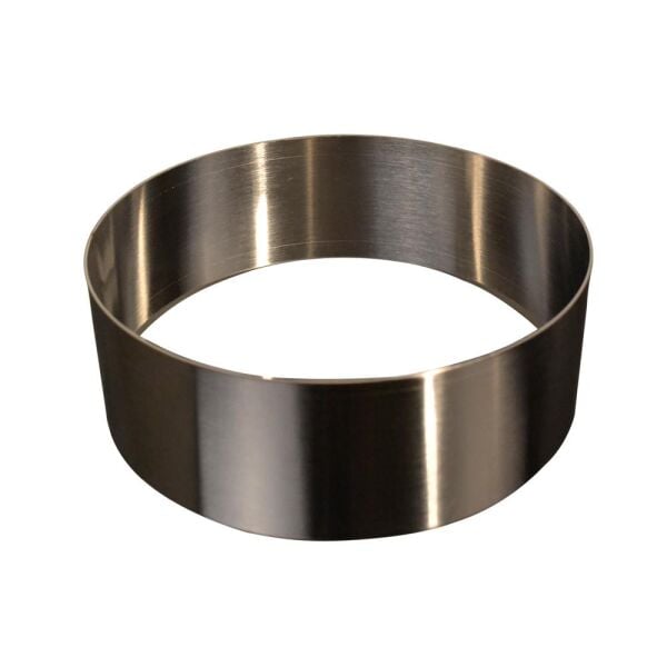 Paslanmaz Yuvarlak Pasta Kalıbı 24x5 cm