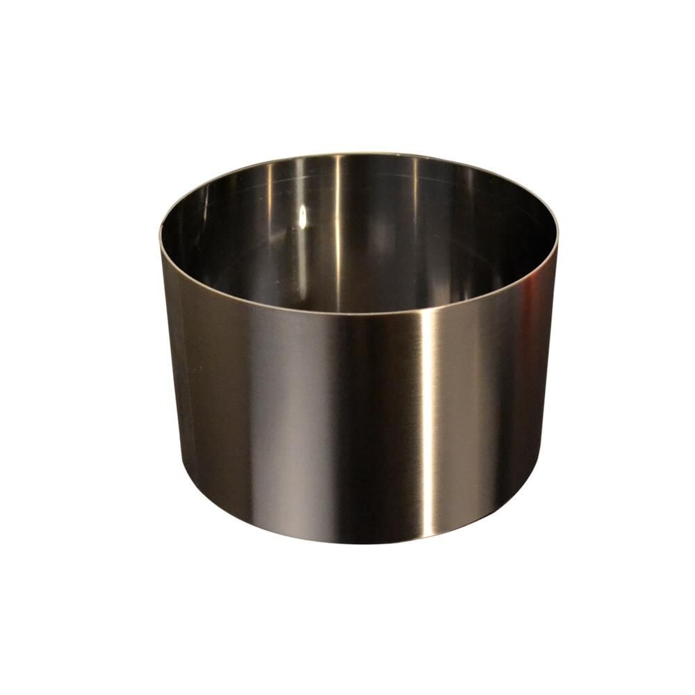 Paslanmaz Yuvarlak Pasta Kalıbı 18 × 7 cm